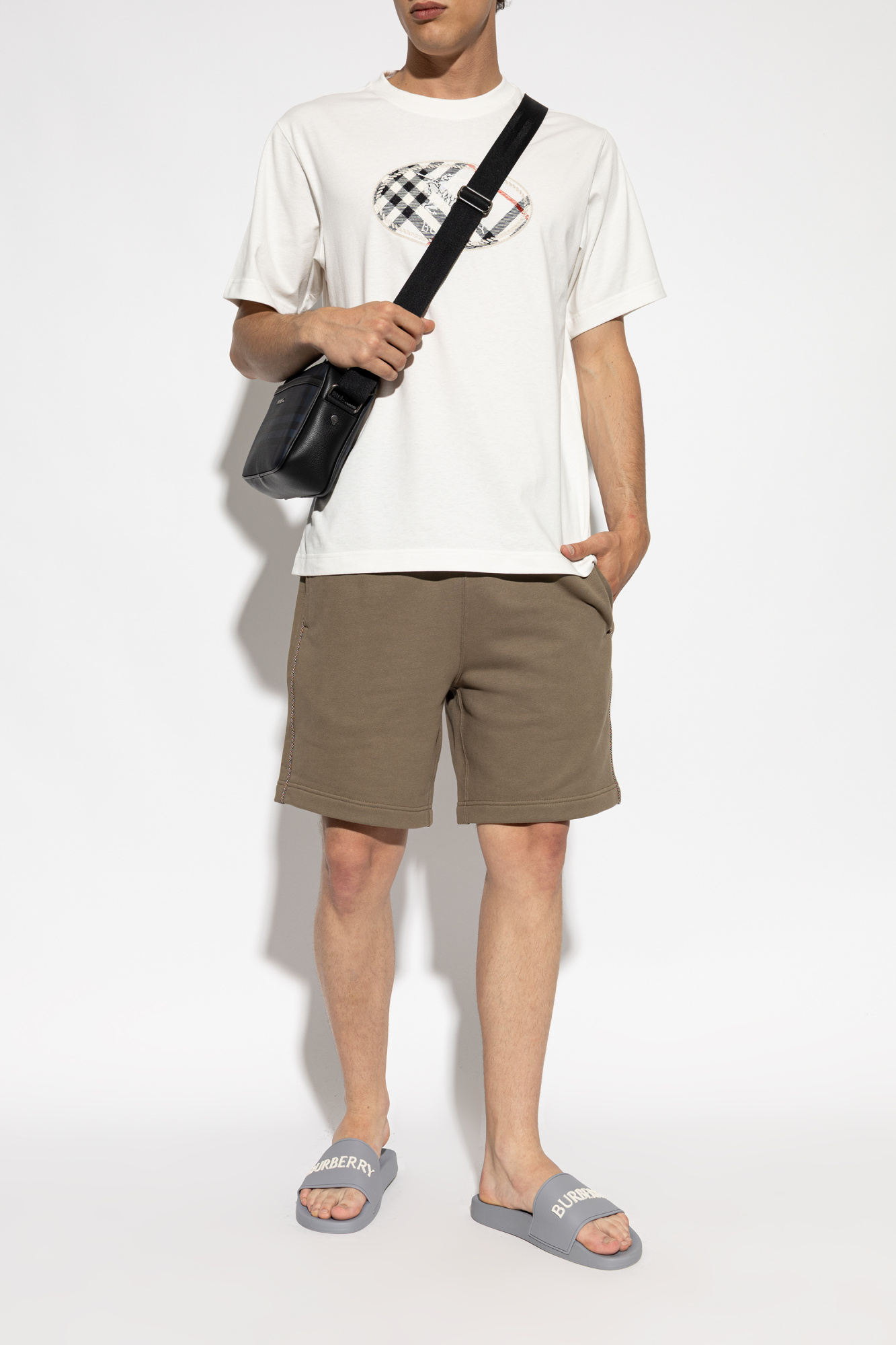 Grey 'Furley' slides Burberry - Vitkac AS